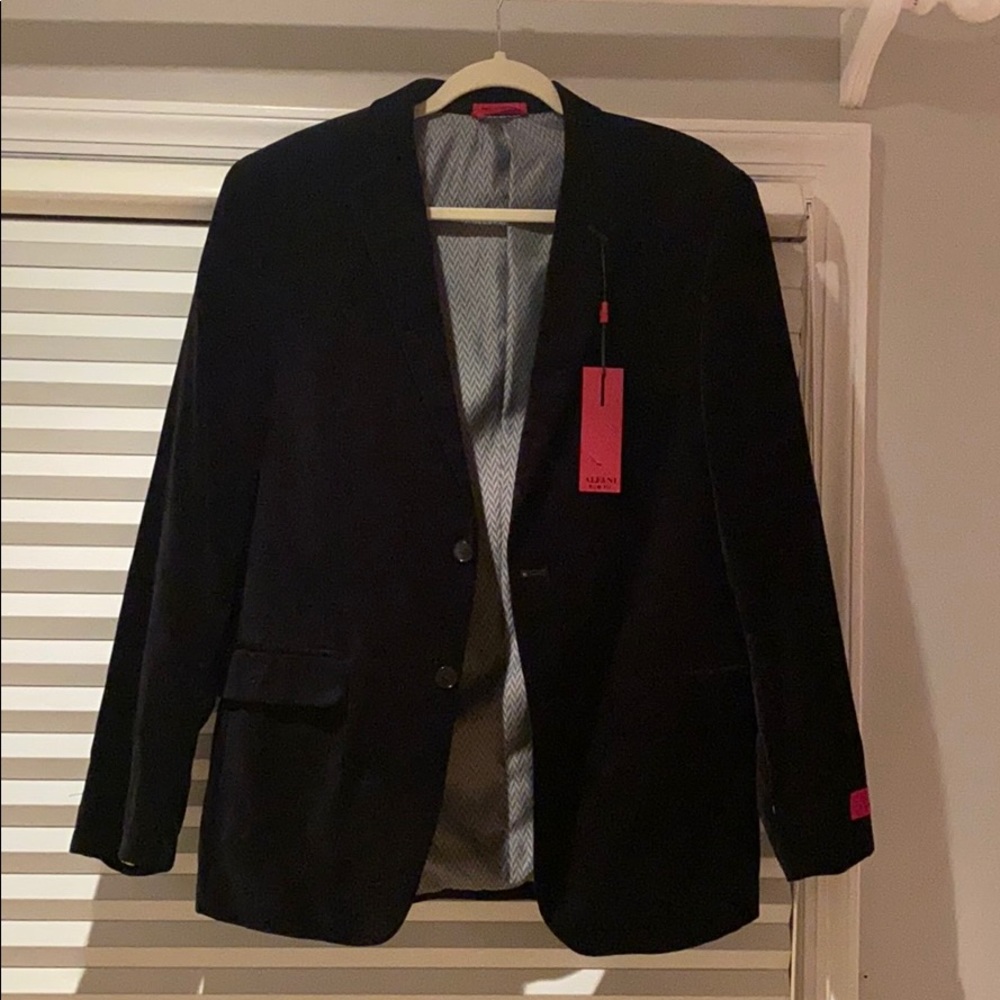 Alfani Slim Velvet Blazer Size 40R